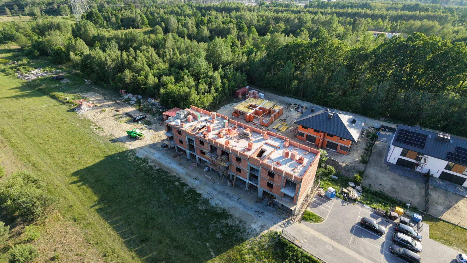 Zielone Osiedla - osiedle i otoczenie z góry