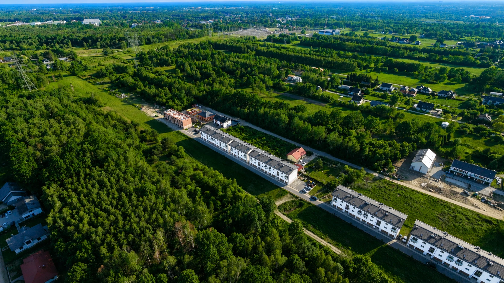 Zielone Osiedla - budynki osiedla z góry