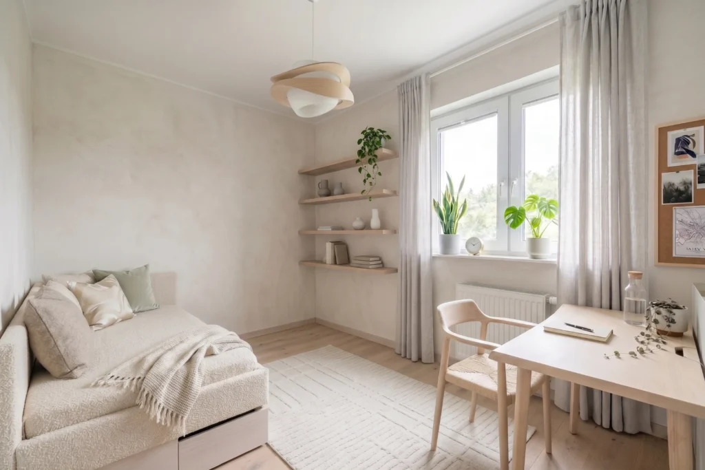 Zielone Osiedla pokój gabinet z sofa i biurkiem — Sulejówek